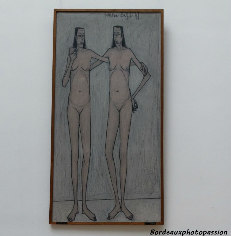 Bernard Buffet, Deux nus debout, 1949